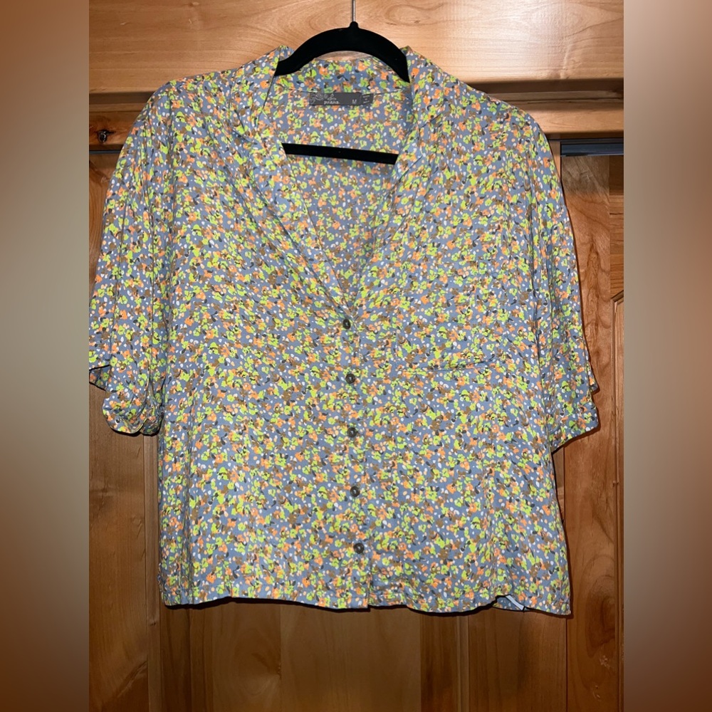 Prana Button Up Blouse
